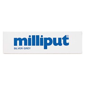 Milliput 2-Part Self Hardening Putty, Silver/Grey, Medium