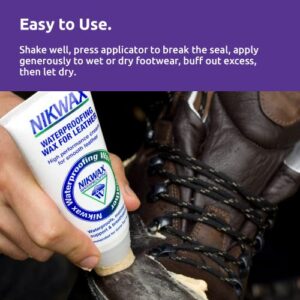 Nikwax Waterproofing Wax for Leather , 3.4 oz