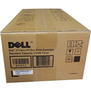 Dell RF012 3110 3115 Toner Cartridge (Cyan) in Retail Packaging