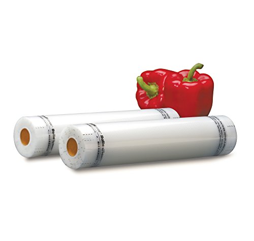 FoodSaver 11" x 16' Vacuum Seal Rolls with BPA-Free Multilayer Construction for Food Preservation, 2-Pack