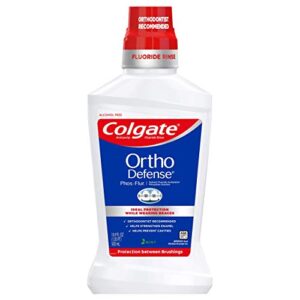 colgate ortho defense phos flur anti cavity fluoride rinse, mint, 16.9 ounce
