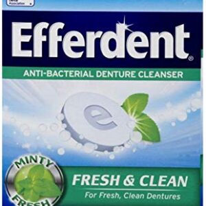 Efferdent Plus Mint Anti-Bacterial Denture Cleanser | 90 Tablets