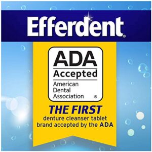 Efferdent Plus Mint Anti-Bacterial Denture Cleanser | 90 Tablets