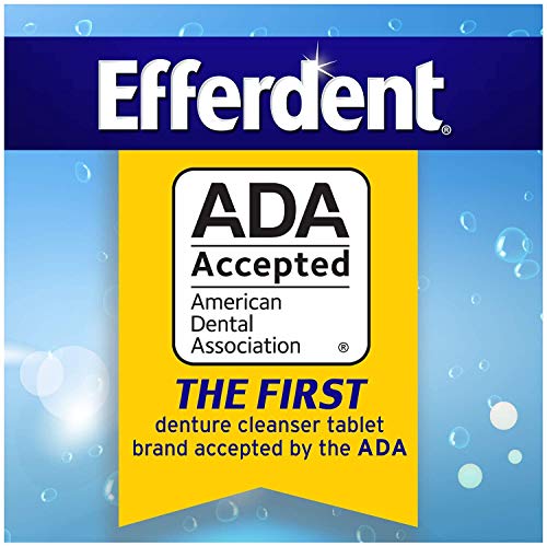 Efferdent Plus Mint Anti-Bacterial Denture Cleanser | 90 Tablets