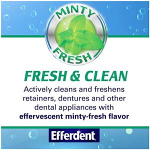 Efferdent Plus Mint Anti-Bacterial Denture Cleanser | 90 Tablets