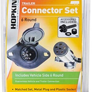 Hopkins 48405 6 Pole Round Connector Set