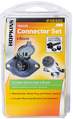 Hopkins 48405 6 Pole Round Connector Set