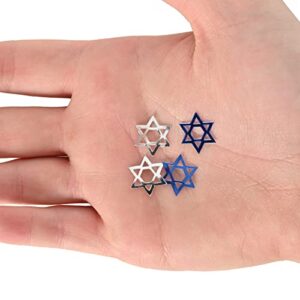 Fanci-Fetti Star Of David (blue & silver) Party Accessory (1 count) (.5 Oz/Pkg)