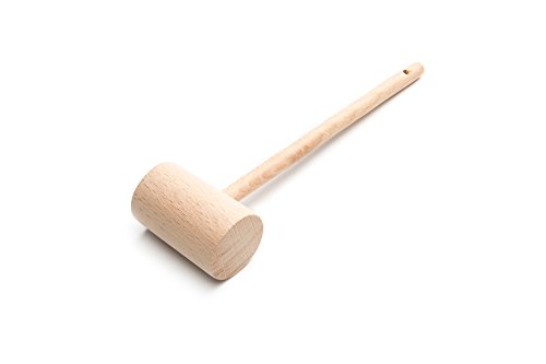 Fox Run Brands Wooden Kitchen Tools, 8 X 2.25 X 1.25 Inches, Wood Crab Mallet