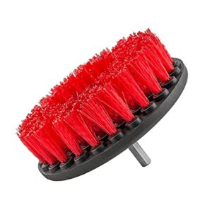 Chemical Guys Acc_201_Brush_HD Heavy Duty Tile, Grout, Stone with Drill Attachment, (Old Version) Red