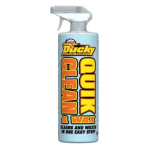 ducky products quik clean & wax: spray cleaner for car, boat, motorcycle & rv exterior detailing, 16 oz