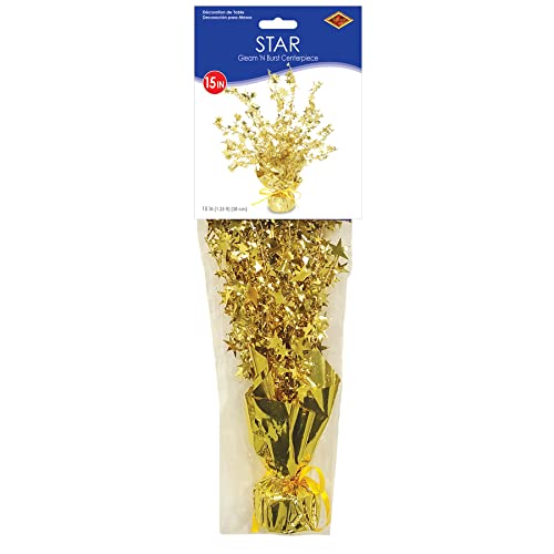 Beistle Star Gleam 'N Burst Centerpiece, 15-Inch