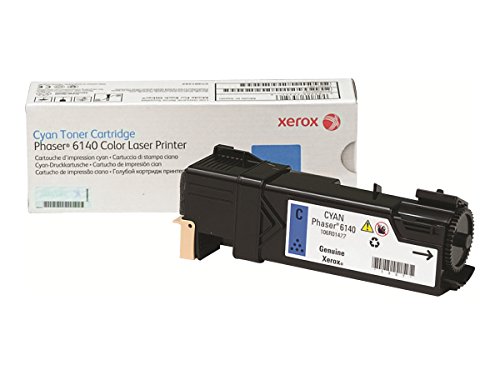 Xerox Phaser 6140 Cyan Standard Capacity Toner-Cartridge (2,000 Pages) - 106R01477