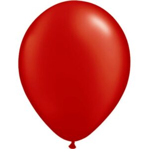 qualatex latex balloons, 11″, pearl ruby red