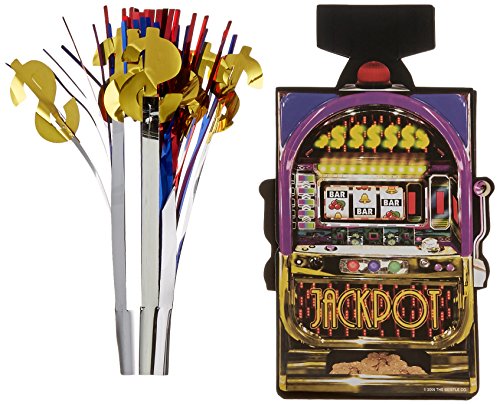 Slot Machine Centerpiece Party Accessory (1 count) (1/Pkg)