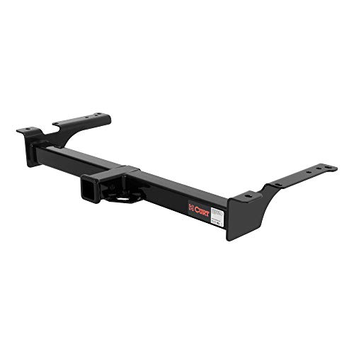 CURT 13053 Class 3 Trailer Hitch, 2-Inch Receiver, Square Tube Frame, Fits Select Ford E150, E250, E350 , Black