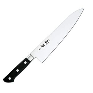 fuji cutlery – narihira – 240 mm (9.45 inch) double edged, molybdenum steel chef’s knife (japan import)