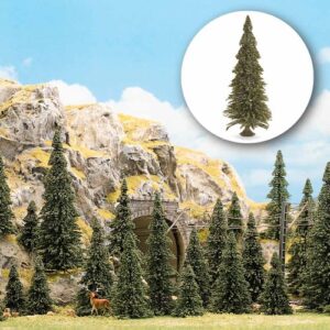 Busch 6576 Pine Tree w/Roots Set 20/N Scale Scenery Kit