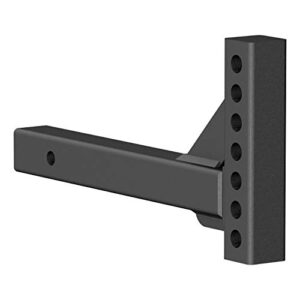 CURT 17103 Replacement Weight Distribution Hitch Shank, 2-Inch Receiver, 2-In Drop, 6-Inch Rise , Black
