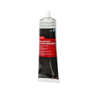 Bondo Glazing and Spot Putty, Fills Pinholes, Scratches, Minor Dings & Hairline Cracks, 16 oz, 1 Tube