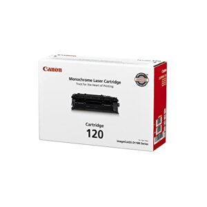 canon genuine toner cartridge 120 black (2617b001), 1 pack for canon imageclass d1120, d1150, d1170, d1180, d1320, d1350, d1370, d1520, d1550 laser printer