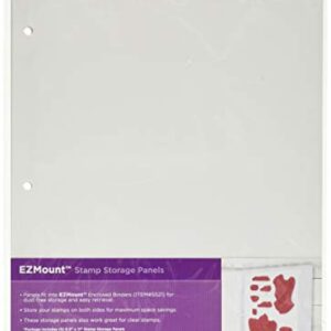 Sunday Int Stamp N' Stor Storage Panels 5/Pkg-8-1/2-Inch by 11-Inch