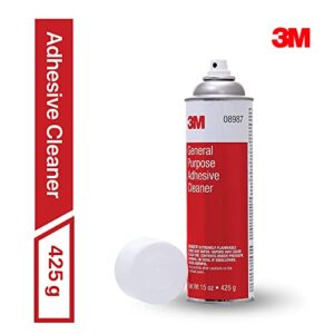 3M General Purpose Adhesive Cleaner, 08987, Removes Adhesive Residue, Gentle On Paint/Vinyl/Fabric, 15 fl oz