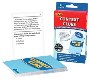 edupress context clues practice cards, levels 3.5-5.0