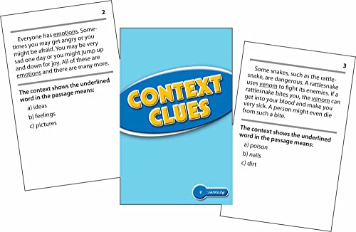 Edupress Context Clues Practice Cards, Levels 3.5-5.0