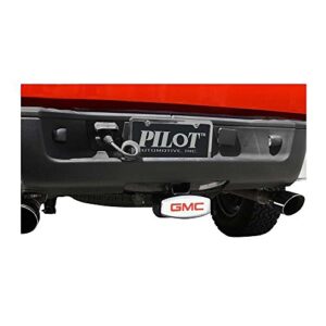 Bully CR-004A Chrome Cast Metal Universal Fit Truck GMC Logo Hitch Cover Fits 2" Hitch Receivers for Trucks from Chevy (Chevrolet), Ford, Toyota, GMC, Dodge RAM, Jeep