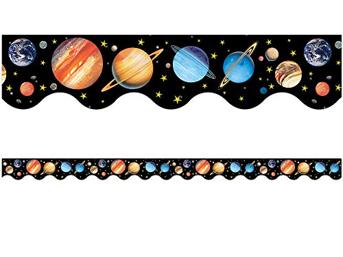 Teacher Created Resources Solar System Border Trim, Multi Color (4600)