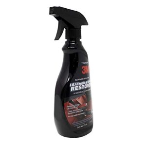 3M Leather and Vinyl Restorer, 39040, 16 fl oz, Black