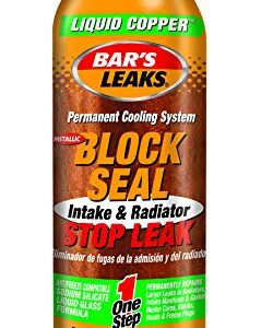 Bar's Leaks 1109 Block Seal Liquid Copper Intake and Radiator Stop Leak - 18 oz.