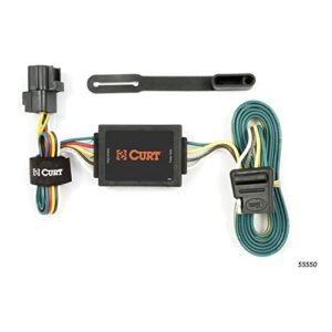curt 55550 vehicle-side custom 4-pin trailer wiring harness, fits select kia sorento