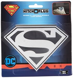 plasticolor 2225 billet aluminum superman logo truck suv hitch cover – 2″ and 1.25″