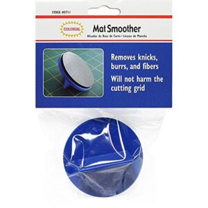 colonial needle rotary mat smoother, blue