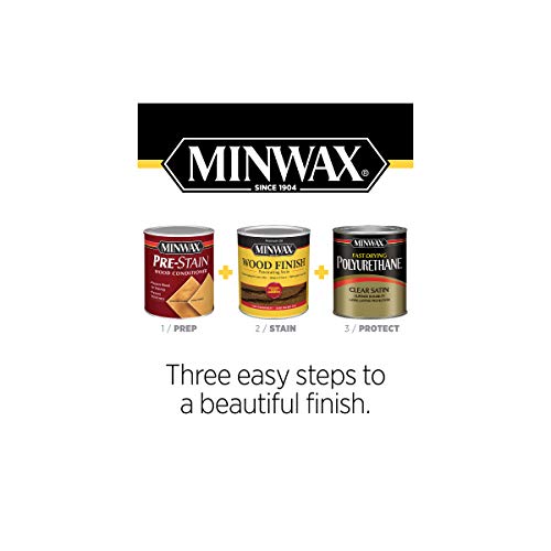 Minwax Fast Drying Polyurethane Spray, Protective Wood Finish, Clear Satin, 11.5 oz. Aerosol Can