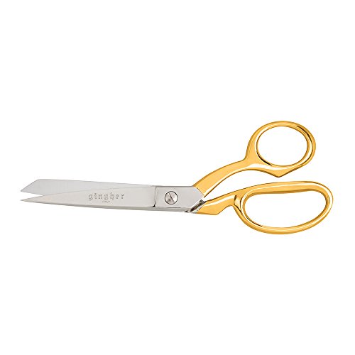 Fiskars Gingher 8 Inch Goldhandle Knife Edge Bent Trimmers