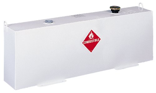 Jobox Delta 486000 37 Gallon White Vertical (Fuel-N-Tool Ready) Steel Liquid Transfer Tank for Trucks