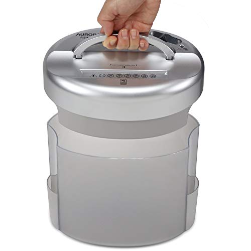 Aurora AS420C Desktop-Style Cross-Cut Paper Shredder, 4-Sheet Crosscut Desktop