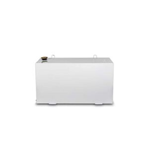 Jobox Crescent 100 Gallon White Rectangular Steel Liquid Transfer Tank for Trucks - 484000