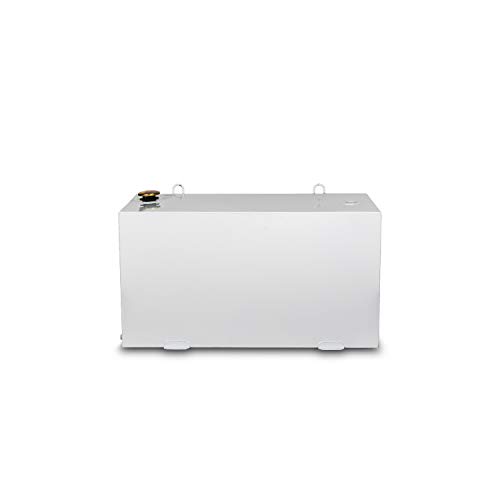 Jobox Crescent 100 Gallon White Rectangular Steel Liquid Transfer Tank for Trucks - 484000