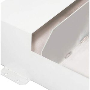 Jobox Crescent 100 Gallon White Rectangular Steel Liquid Transfer Tank for Trucks - 484000