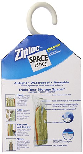 Space Bag #WBR-5700 Vacuum Seal Clear Hanging Storage Bag