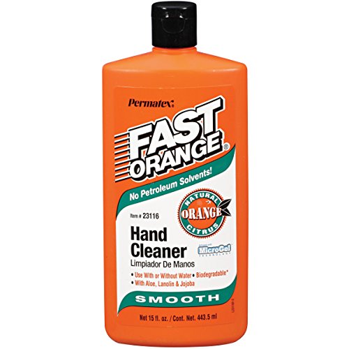 Permatex 23116 Fast Orange Smooth Lotion Hand Cleaner, 15 oz. Squeeze Bottle