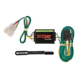 curt 55106 vehicle-side custom 4-pin trailer wiring harness, fits select honda cr-v