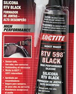 Loctite 37467 Black RTV 598 High Performance Silicone. 80 ml.