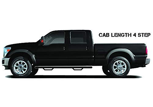 N-Fab Nerf Steps | Textured Black, Cab Length | T0480CC-TX | Fits 2004-2006 Toyota Tundra Double Cab All Beds, SRW Gas