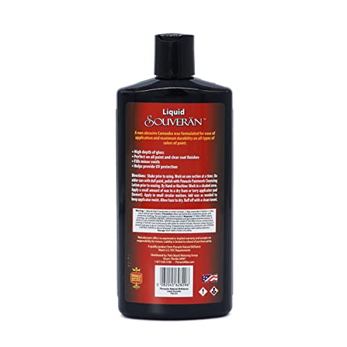 Pinnacle Natural Brilliance PIN-315 Liquid Souveran Car Wax, 16 fl. oz.