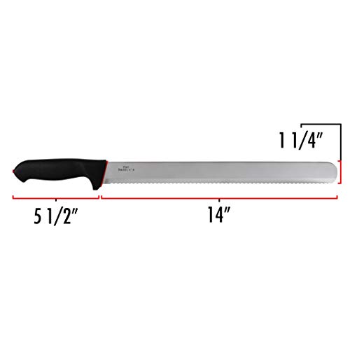 Fat Daddio's CK-14 Bread & Cake Knife, 14 Inch